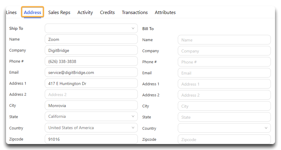How do I view, edit, or void an invoice?